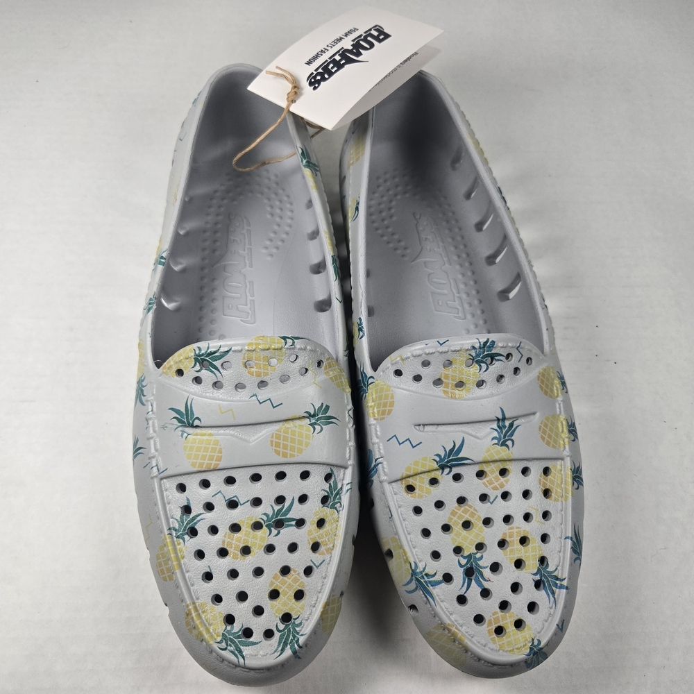 Floafers Country Club Driver Pineapple Indoor/Outdoor Sandals Women's Size 10 - Picture 2 of 10